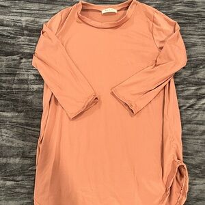 Pink Long Sleeve Tunic Top Size S by You & Me